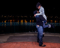 Surprise Engagement Shoot at City Center at Oyster Point