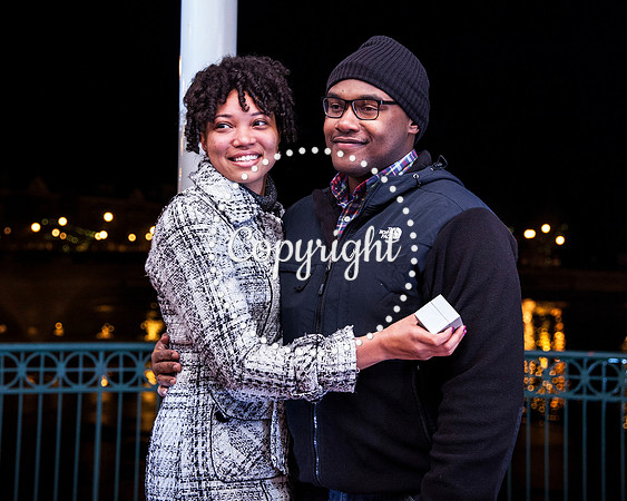 Surprise Engagement Shoot at City Center at Oyster Point