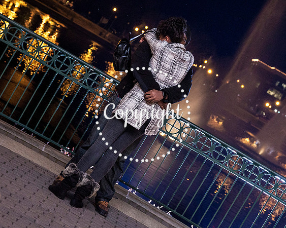 Surprise Engagement Shoot at City Center at Oyster Point