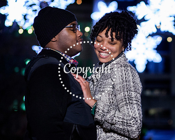 Surprise Engagement Shoot at City Center at Oyster Point