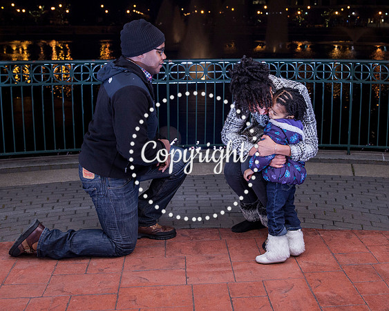 Surprise Engagement Shoot at City Center at Oyster Point