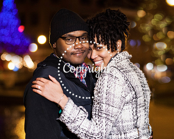 Surprise Engagement Shoot at City Center at Oyster Point