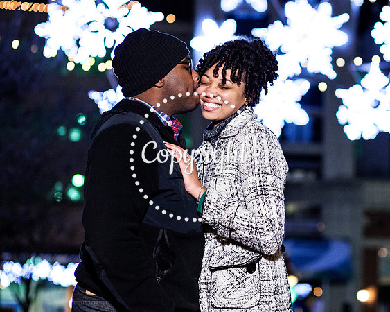 Surprise Engagement Shoot at City Center at Oyster Point