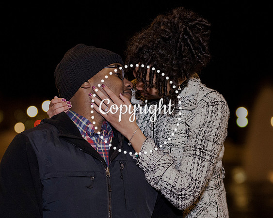 Surprise Engagement Shoot at City Center at Oyster Point