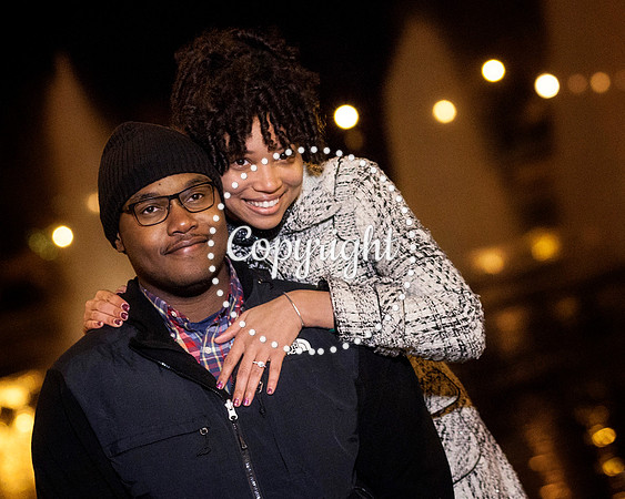 Surprise Engagement Shoot at City Center at Oyster Point