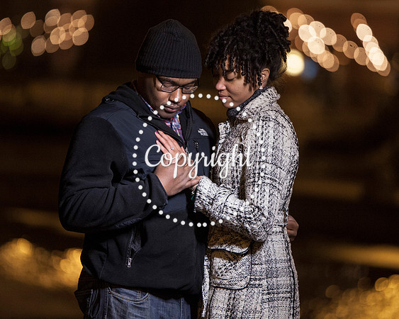 Surprise Engagement Shoot at City Center at Oyster Point