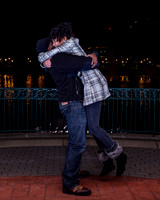 Surprise Engagement Shoot at City Center at Oyster Point