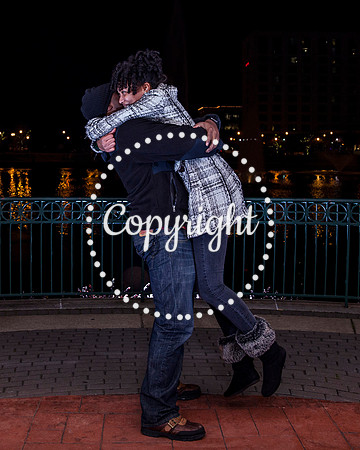Surprise Engagement Shoot at City Center at Oyster Point