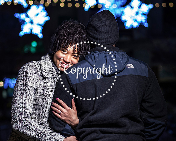 Surprise Engagement Shoot at City Center at Oyster Point