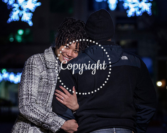 Surprise Engagement Shoot at City Center at Oyster Point
