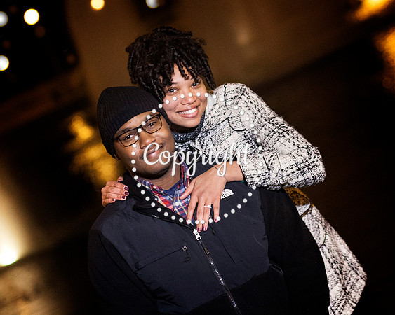 Surprise Engagement Shoot at City Center at Oyster Point