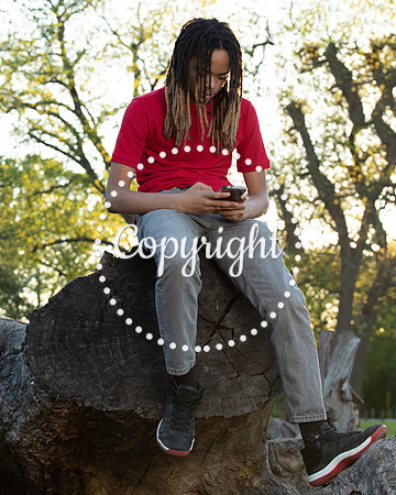 Lufkin Senior Portraits at Getzendaner Park in Waxahachie