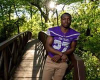 Lufkin Senior Portraits at Getzendaner Park in Waxahachie