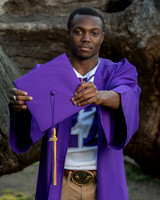 Lufkin Senior Portraits at Getzendaner Park in Waxahachie
