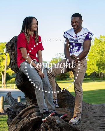 Lufkin Senior Portraits at Getzendaner Park in Waxahachie
