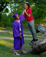 Lufkin Senior Portraits at Getzendaner Park in Waxahachie