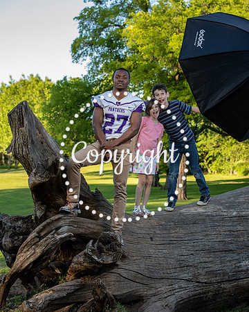 Lufkin Senior Portraits at Getzendaner Park in Waxahachie