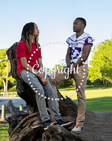 Lufkin Senior Portraits at Getzendaner Park in Waxahachie