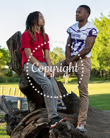 Lufkin Senior Portraits at Getzendaner Park in Waxahachie